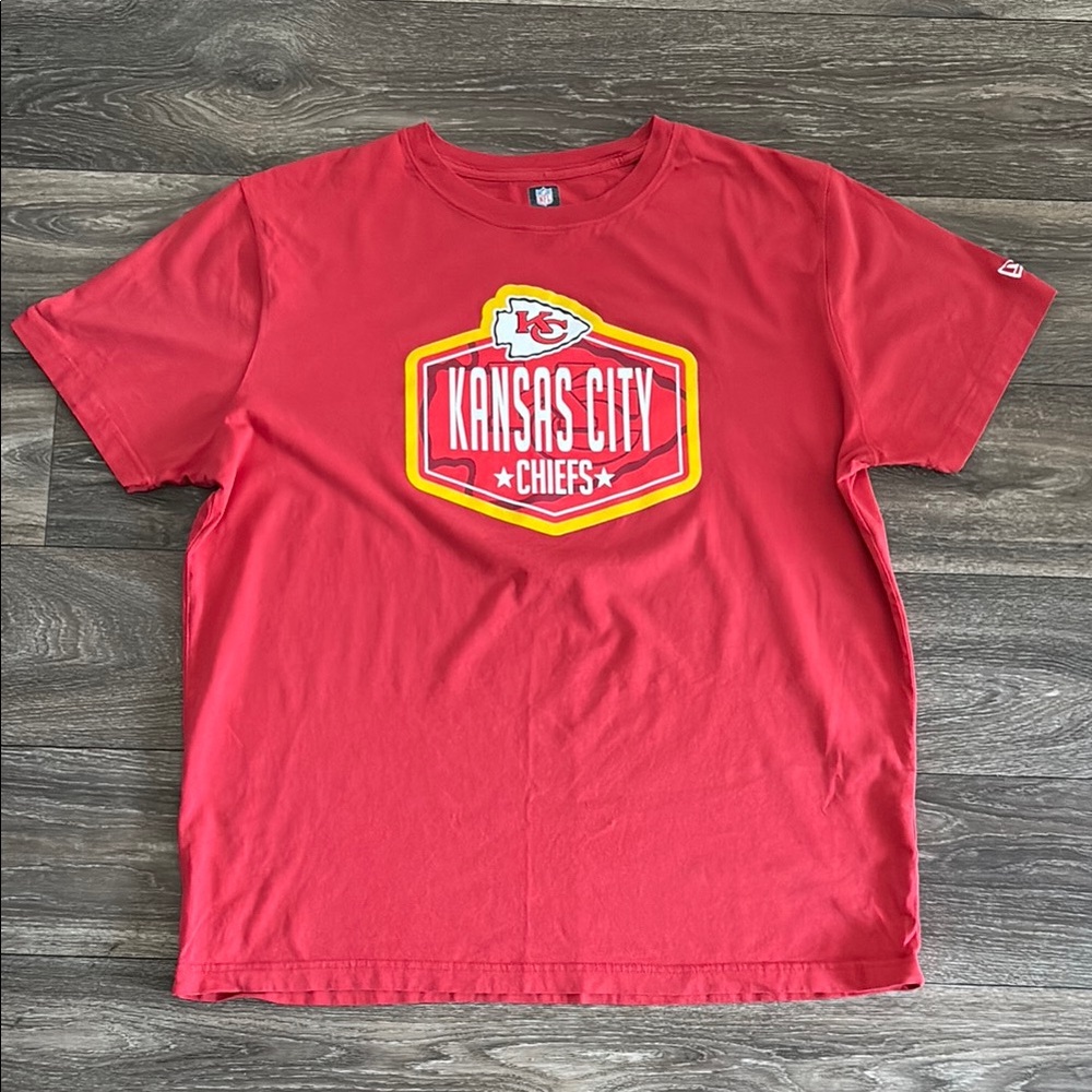 2021 New Era NFL Draft Kansas City Chiefs T-Shirt (Red)